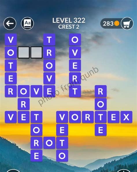 wordscapes level 322